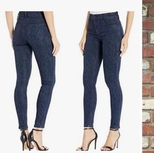 NWT JOE'S JEANS THE CHARLIE HIGH RISE SKINNY ANKLE FIT WOMENS 26 SNAKESKIN 2 REG